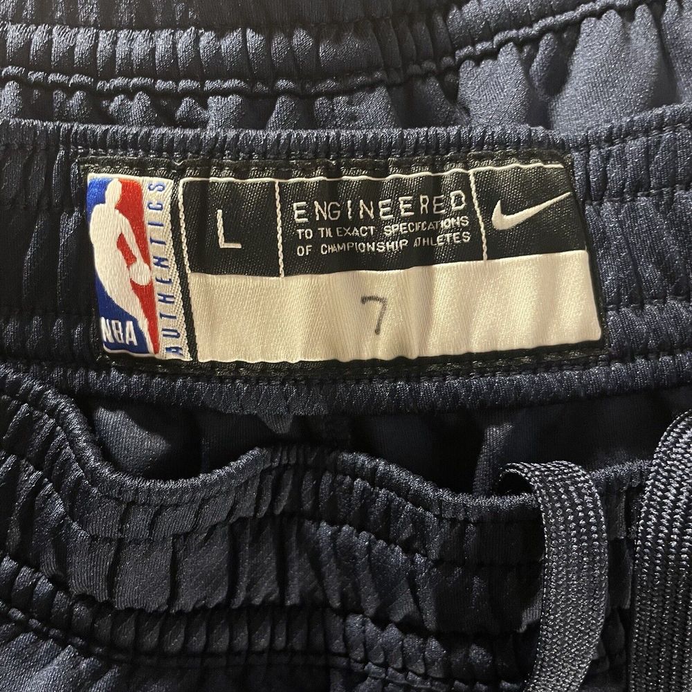 GAME WORN USED Timberwolves Pre Game Warm Up Showtime Pants Wendell Moore L - Picture 4 of 5